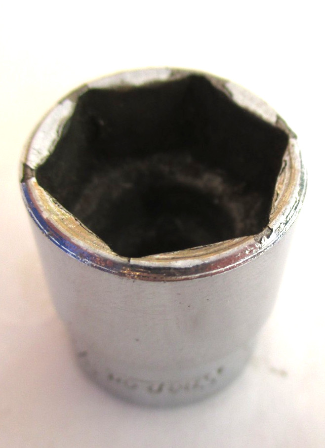 Snap-On Tools TM18 Shallow SAE 9/16″ Socket. 6 Point. 1/4″ Drive.