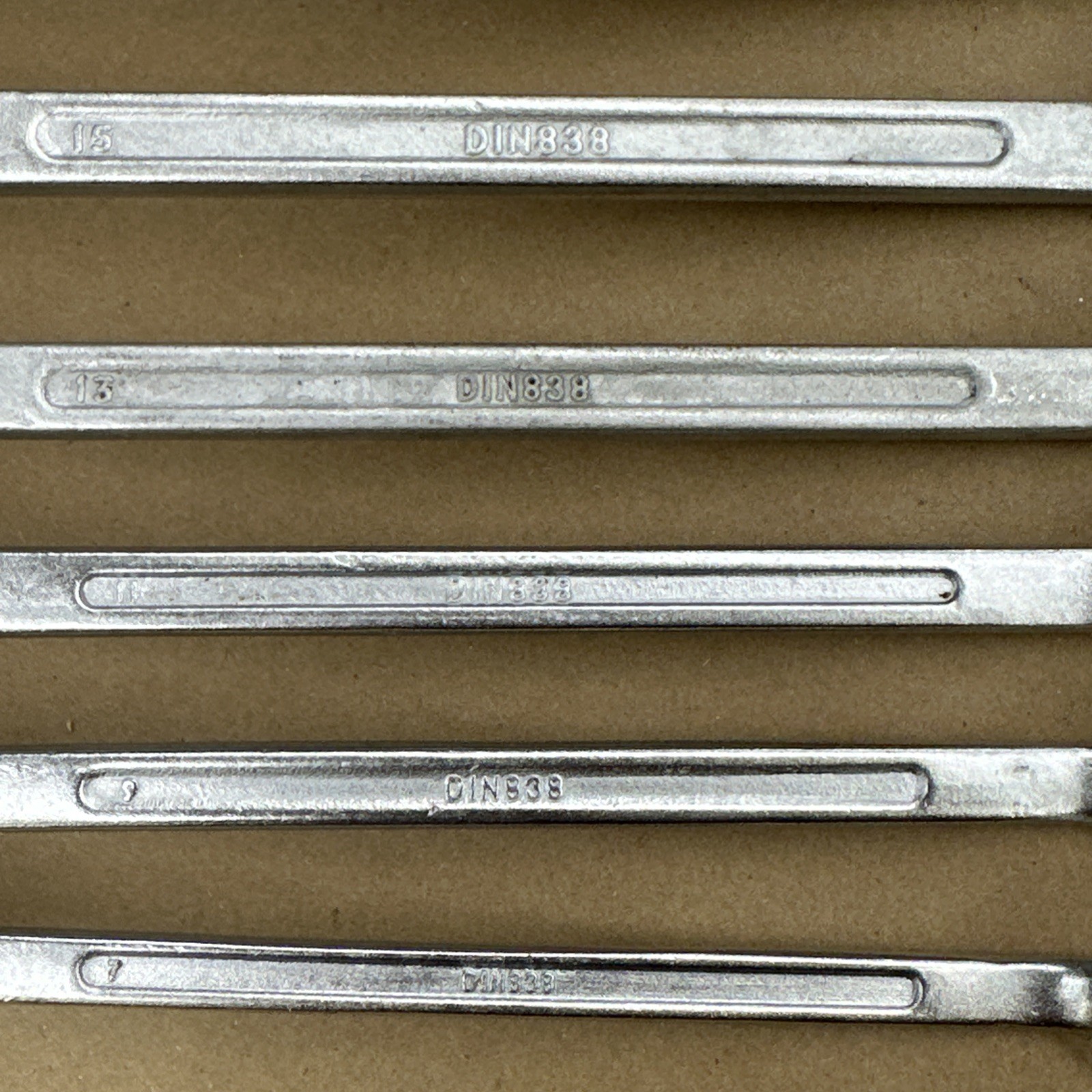 DIN 838 – 8 Piece Metric Offset Double Box Wrench Set 6mm-22mm Germany