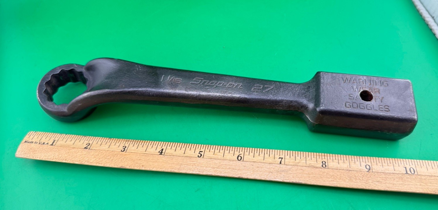 Snap-on 27mm 1-1/16 Offset Striker Wrench HX340A USA Striking Slugging