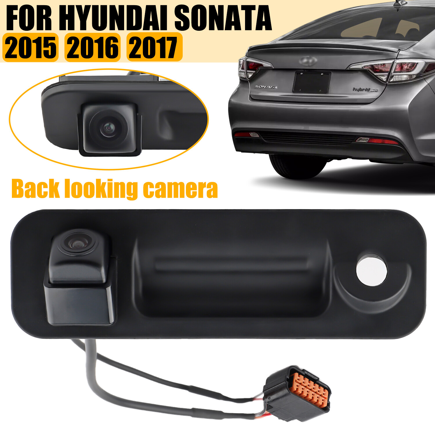 95760E6201 Backup Rear View Camera Trunk Camera Fits Hyundai Sonata 2015-2017