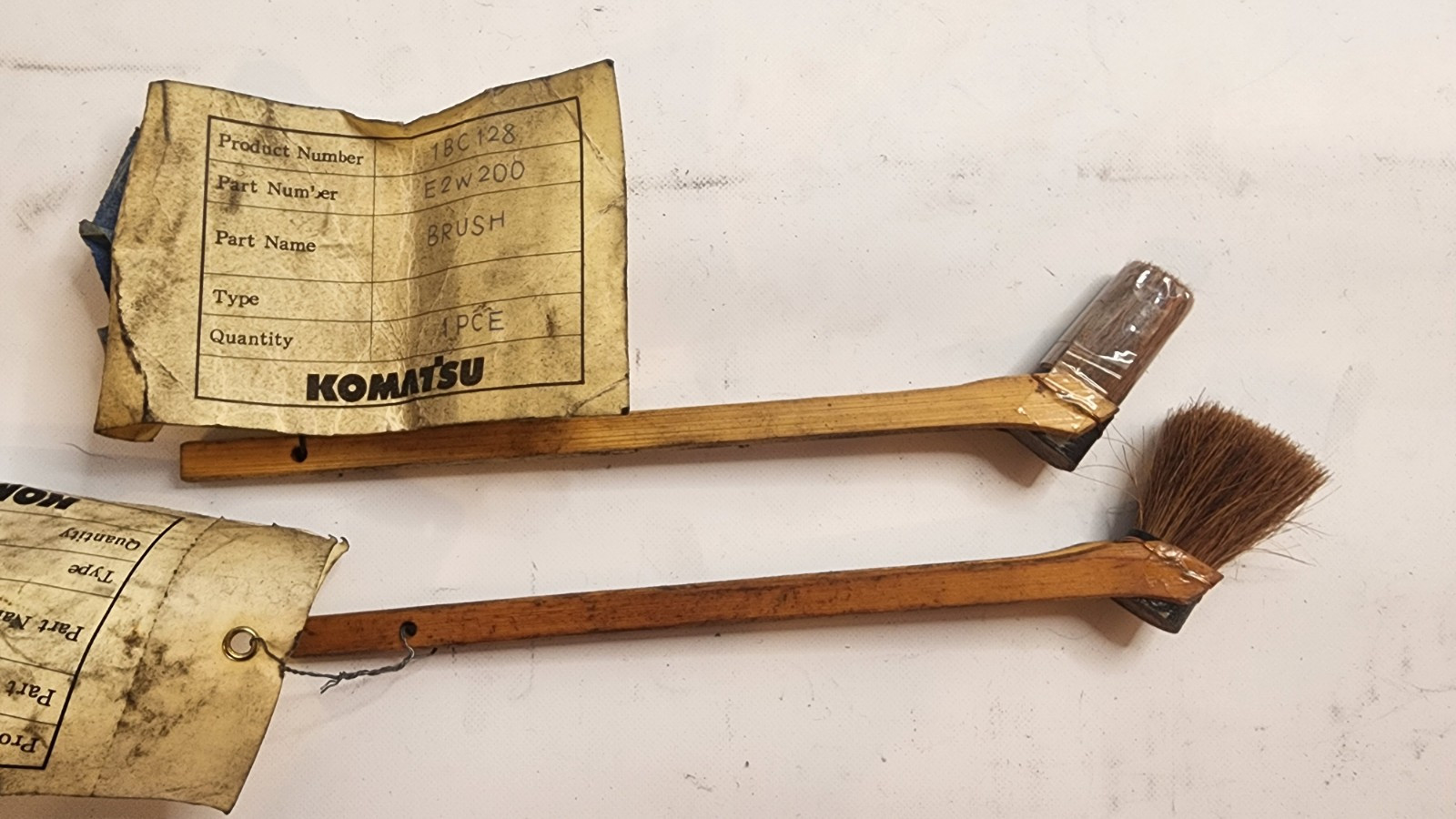 Assorted 50mm Wrenches (3) With (1) Socket. Inlcudes Bag And 2 Komatsu Brushes
