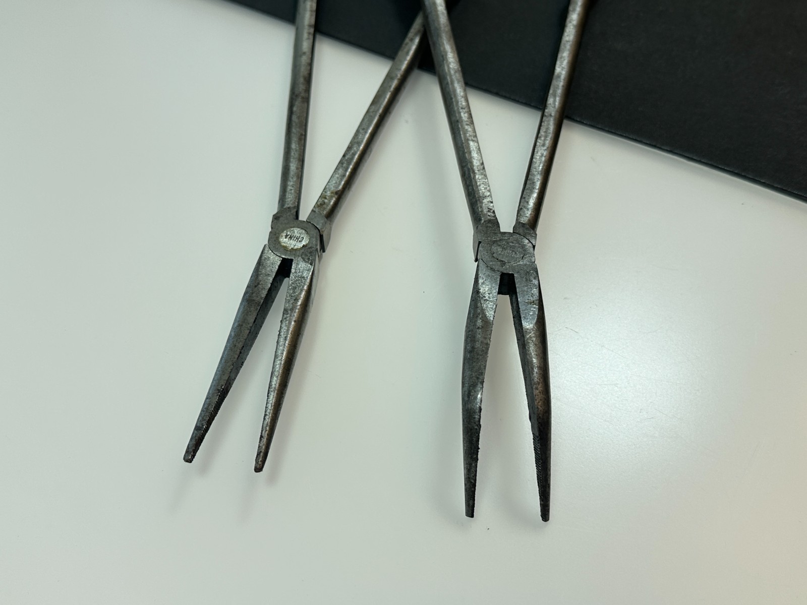 Blue Point Tools 2pc Extra Long 16″ Blue Grip Needle Long Nose Pliers Set Lot