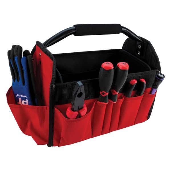 Performance Tool 14-Pocket Open Top Tool Bag Tote