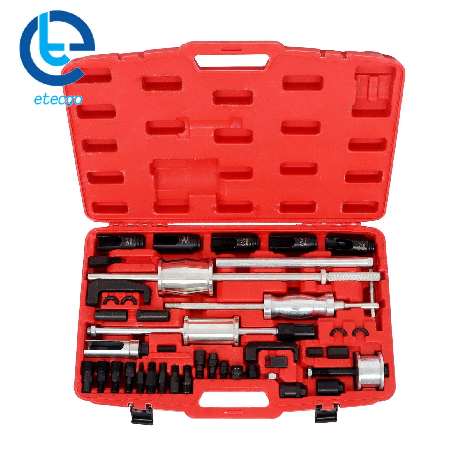 40Pcs Auto Diesel Engine Injector Remover Slide Hammer Puller Extractor Tool Set