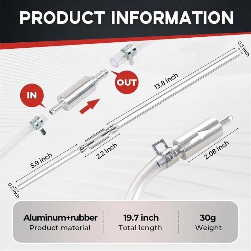 Car Motorcycle Clutch Brake Bleeder Hose One Way Valve Tube Bleeding Tool Kit US