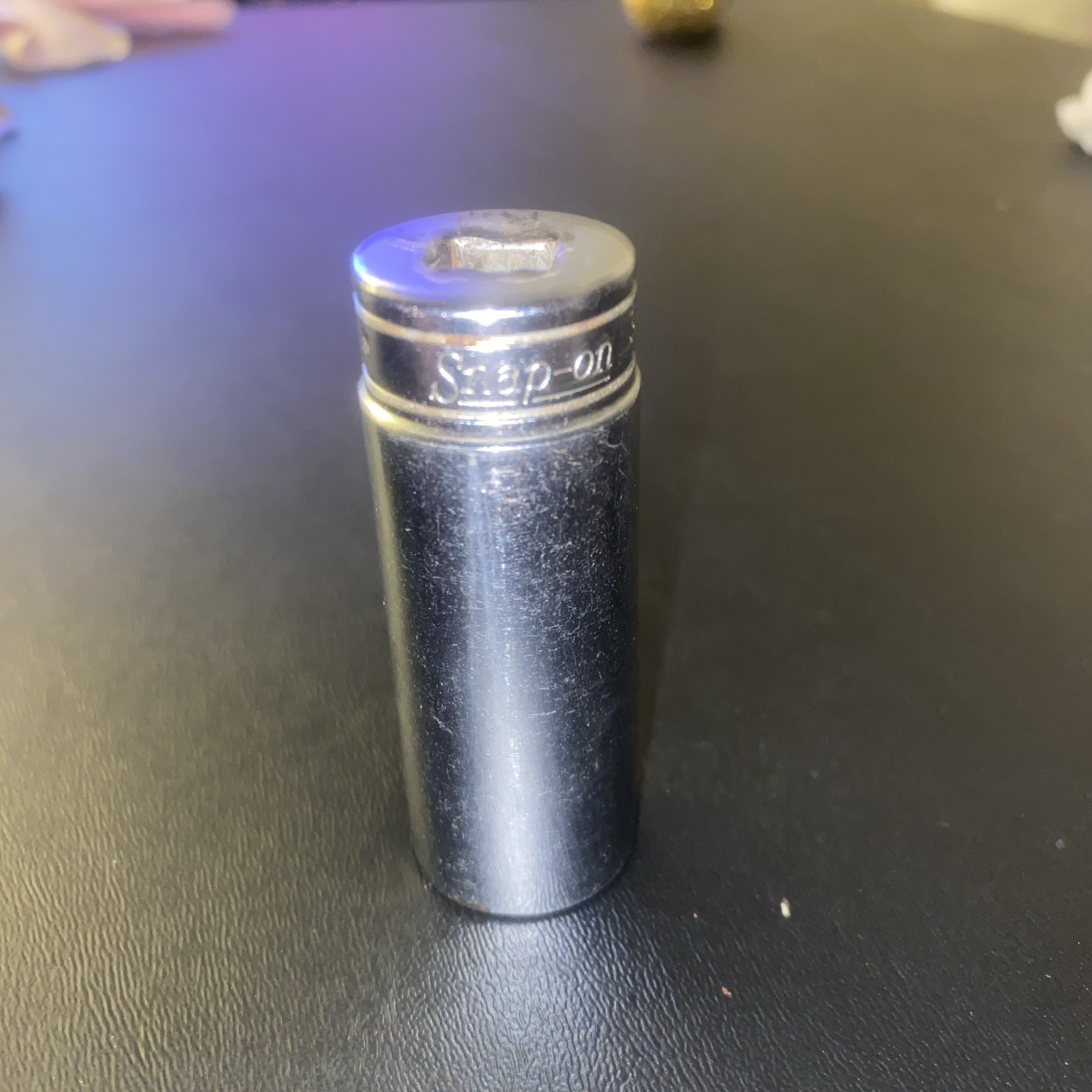 Snap-on Tools SFS241 3/8″ Drive 3/4″ SAE 6-Point Deep Chrome Socket USA Snap On