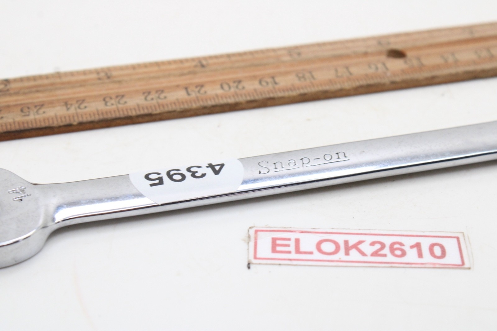 Snap-on VOM1415 14mm x 15mm Metric Open End Chrome Wrench 6-7/8″ USA