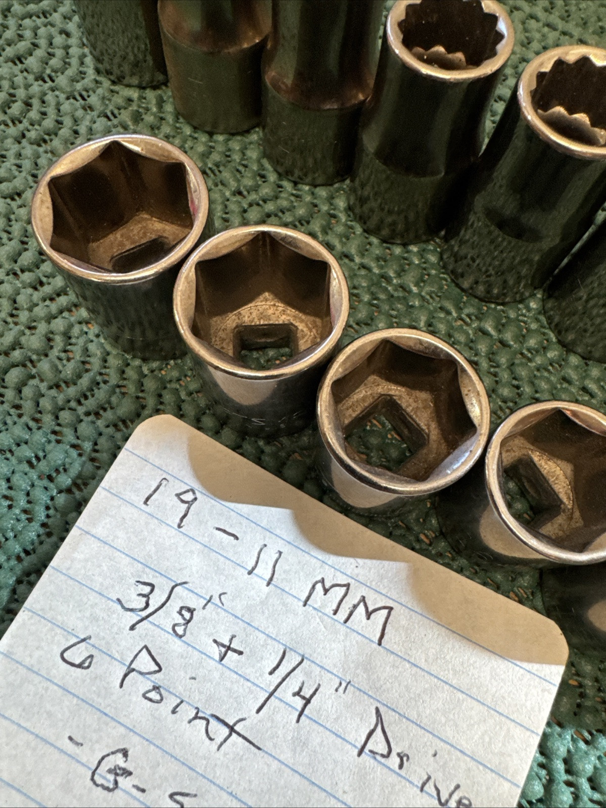Lot Of 18 Craftsman Metric Sockets In Great Shape USA See Pictures 2 Sets