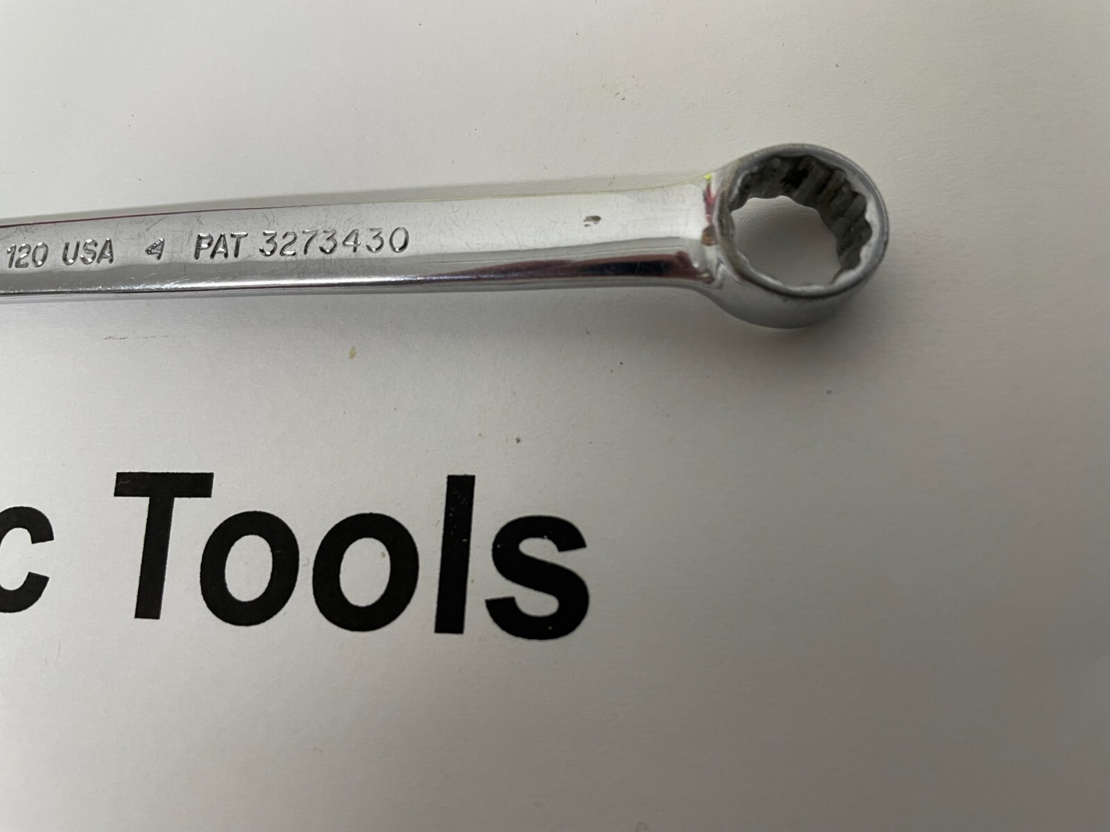 Snap-On Tools USA 3/8″ SAE 12pt Short Length Chrome Combo Wrench OEX120