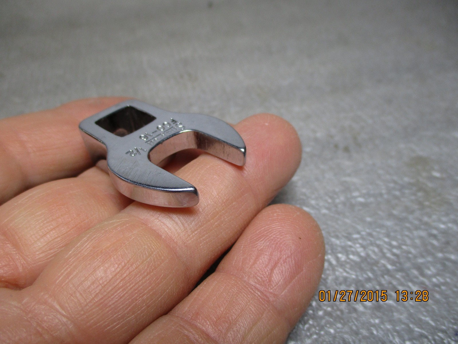 Snap-On Tools 3/8″ Drive 1/2″ Open End Crowfoot Wrench FCO16 Ships for FREE