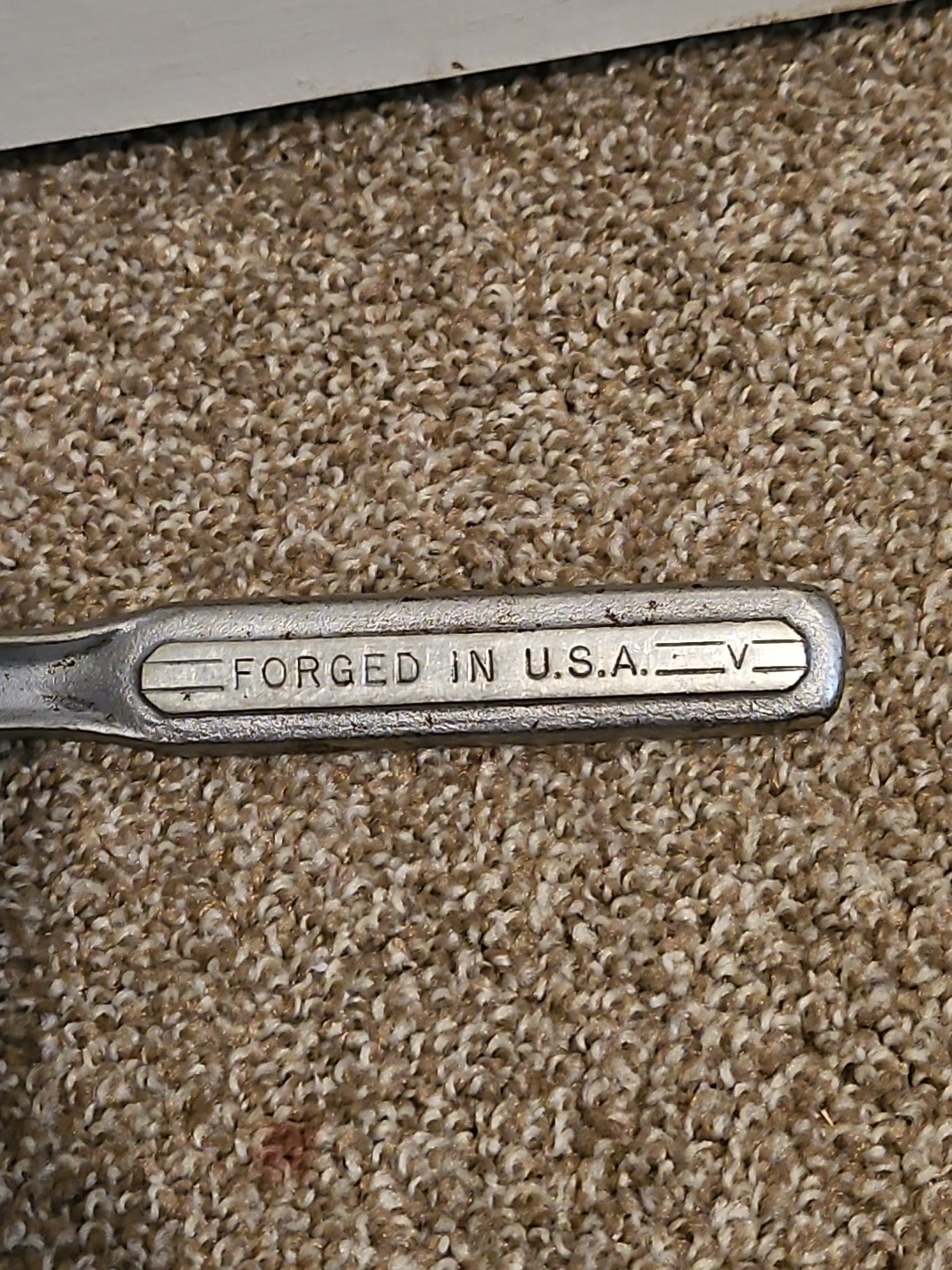 Craftsman USA 1/2″ Drive Flying V Oil Port Ratchet Forged Handle Pear Head Vtg A