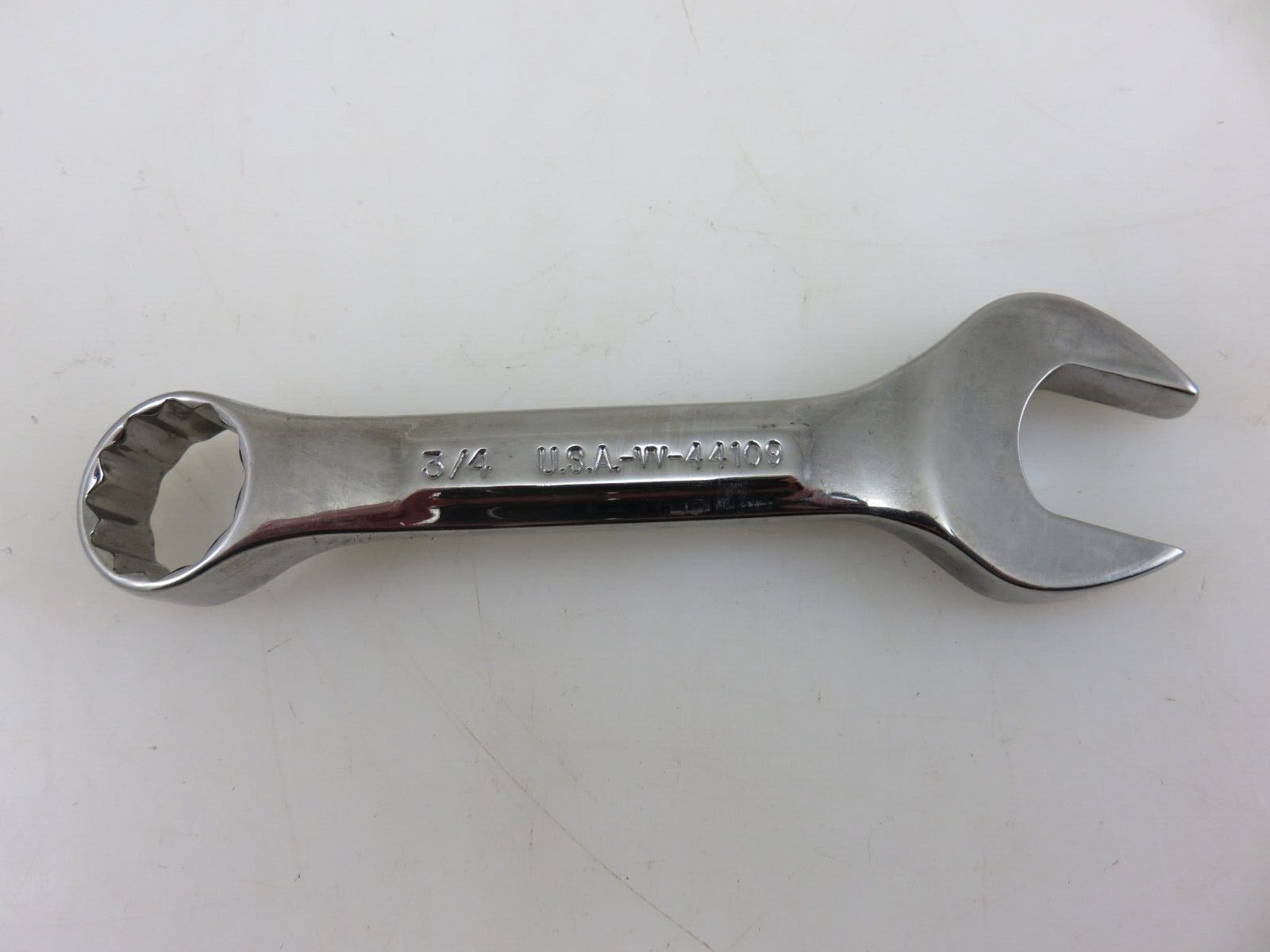 Craftsman 44109 Short Stubby Combination Wrench 3/4″ 5.5″ Long VV Made In USA