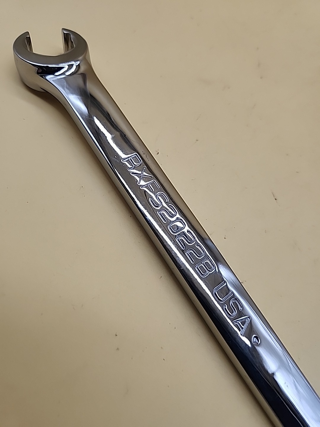 Snap-on Tools RXFS2022B 5/8- 11/16 6Pt Flank Dr Double End Flare Nut Wrench USA