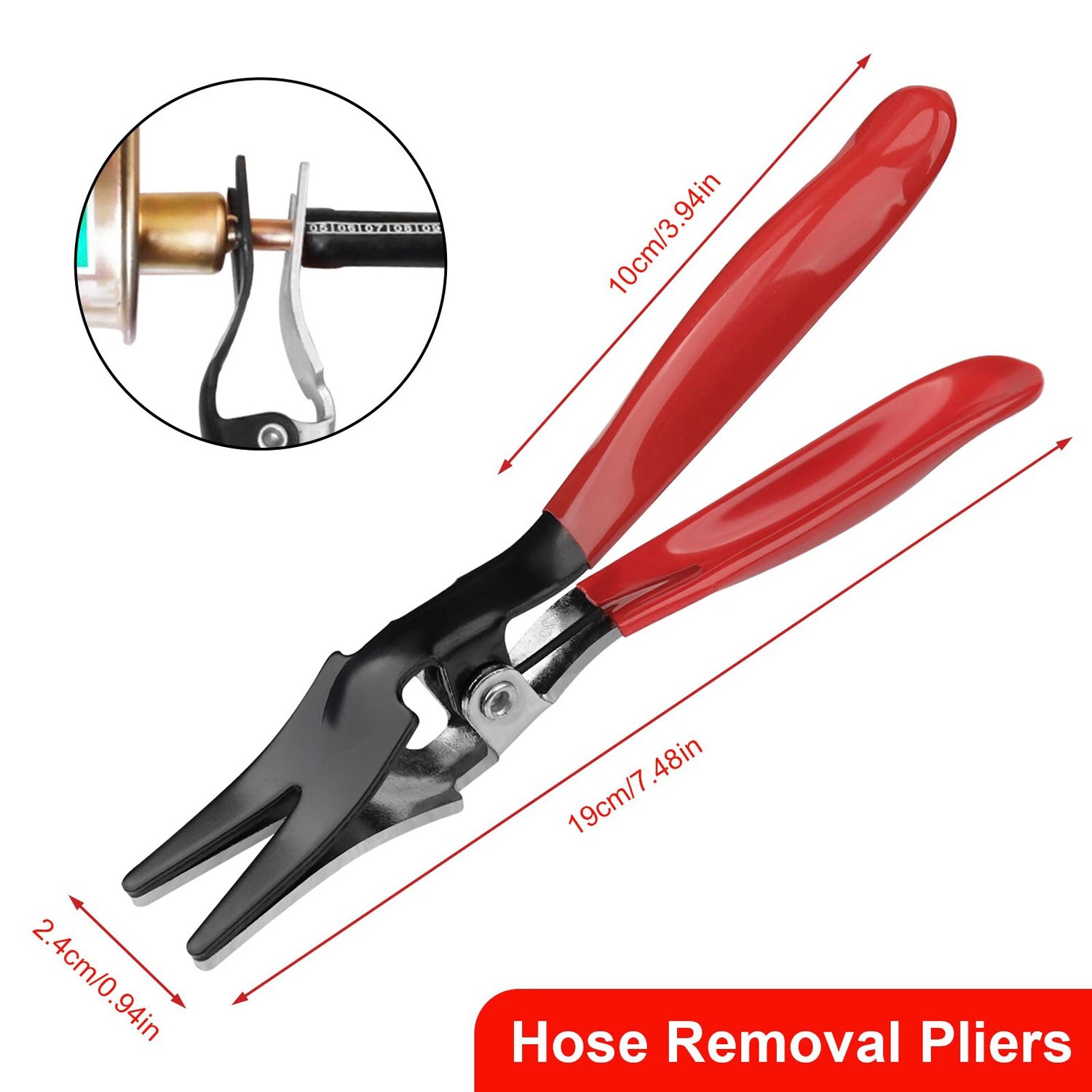 4PCS Hose Clamp Pliers Remover Kit With Long Reach Wire Spring Hose Tube Clamp