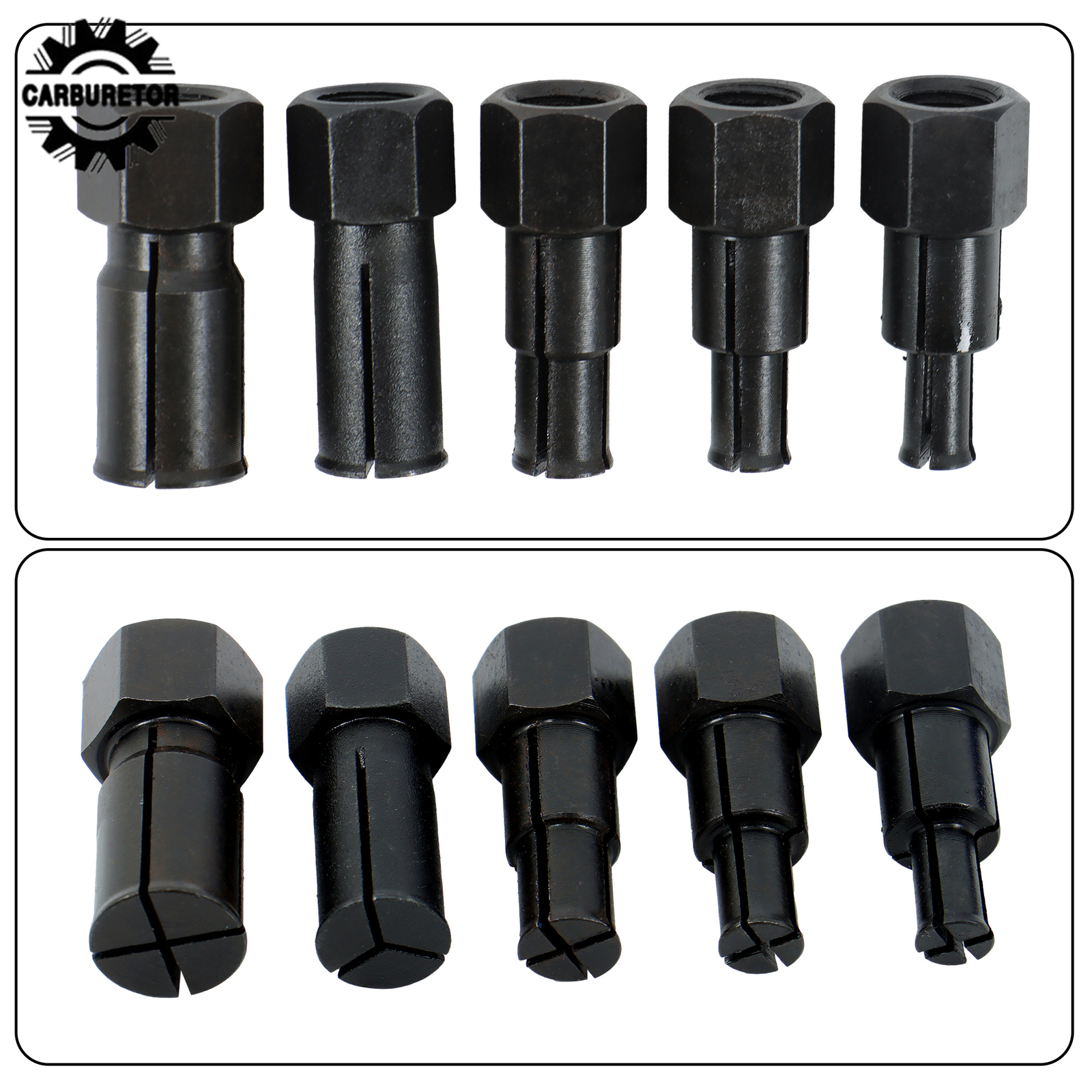 10pc Blind Hole Inner Bearing Puller Set 8-25mm Remover Slide Tool Internal Kit