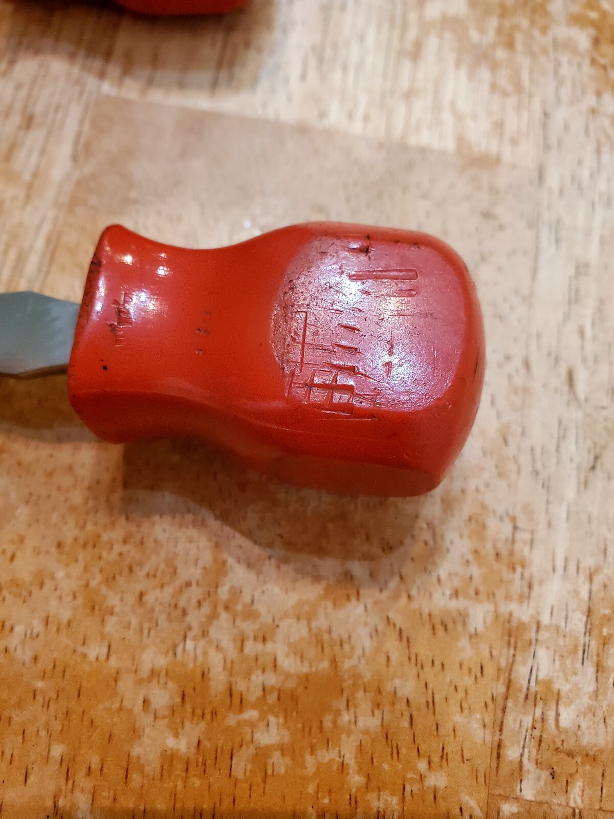 Mac Tools #2 Phillips Flat Head Midget Screwdrivers Red Hard Handle Lot Of 2