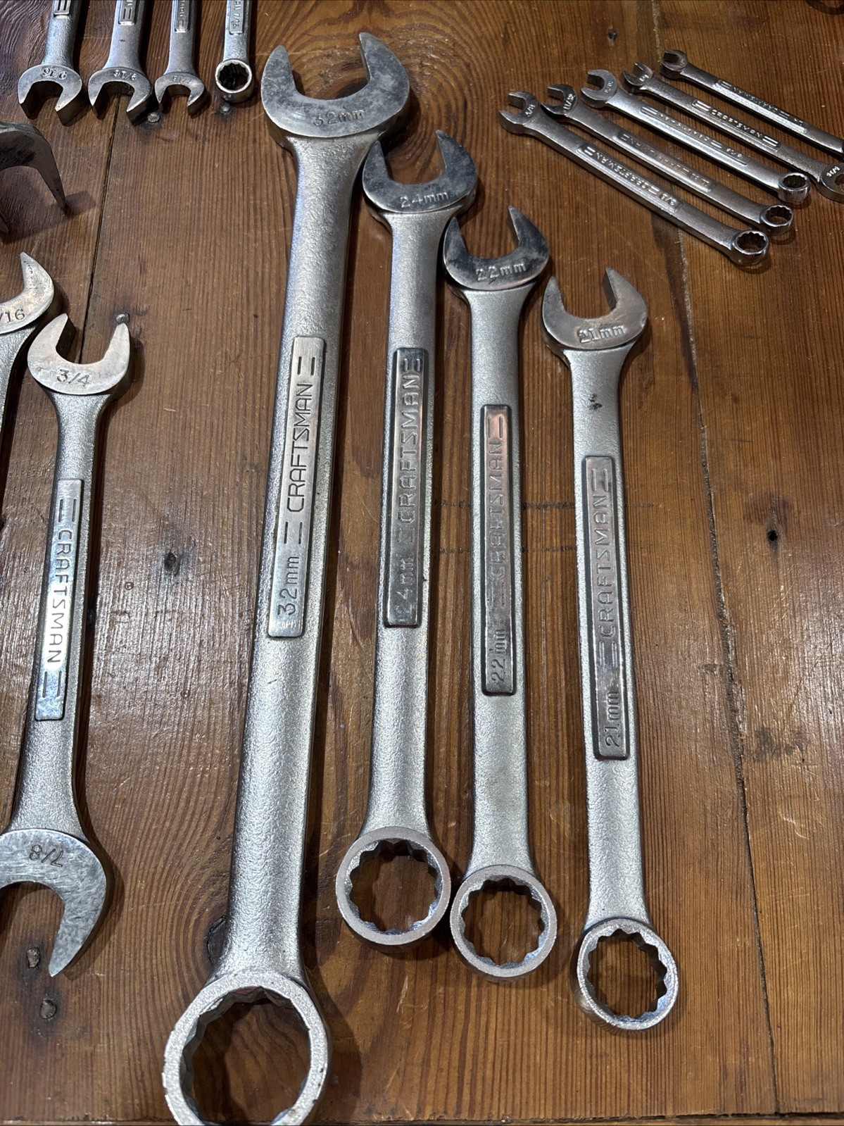 CFRAFTSMAN ( Lot Of 56 ) Open End Wrench’s Standard/Metric