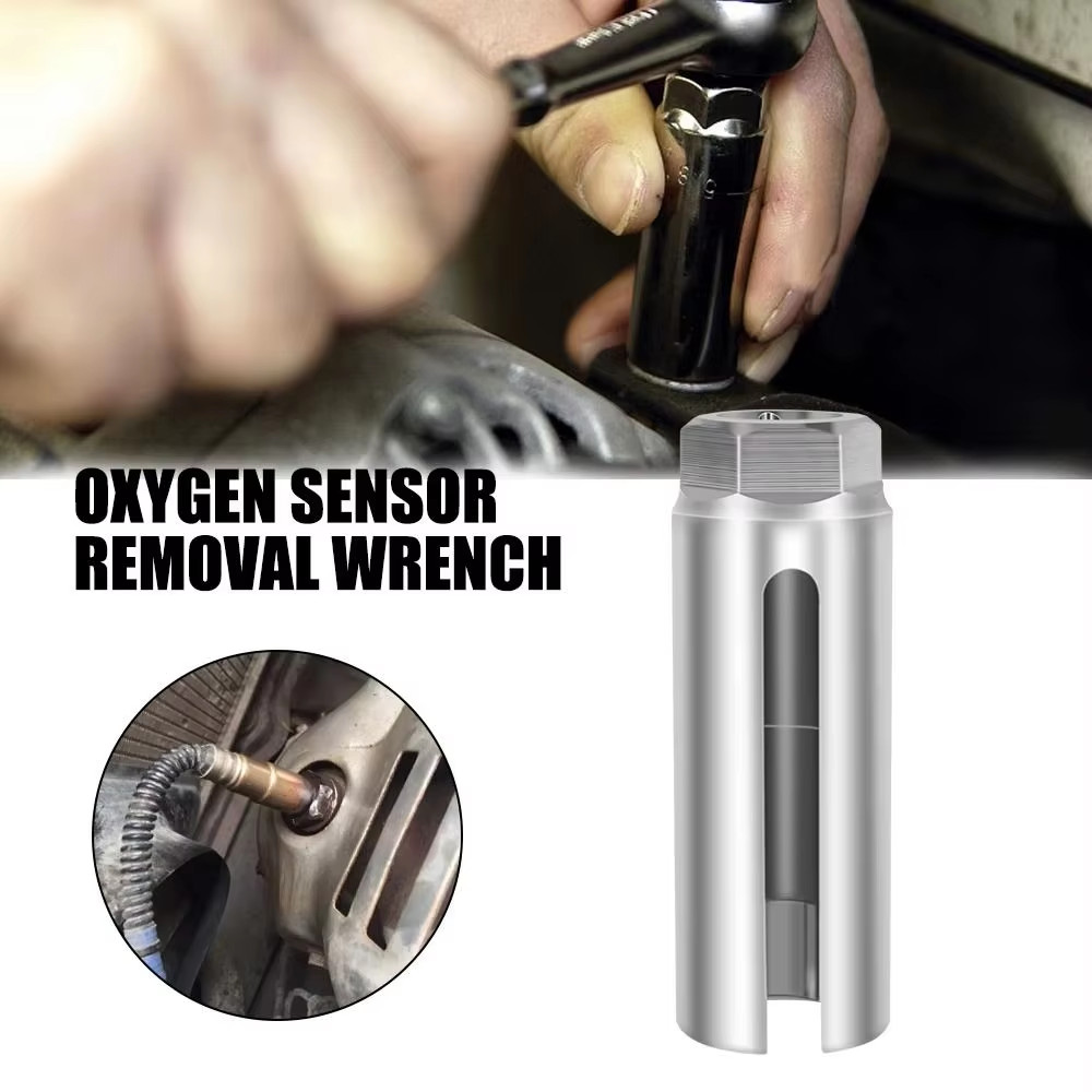 7/8» 22mm O2 Oxygen Sensor Socket Wrench 1/2″ Driver Offset Remover Socket Tool