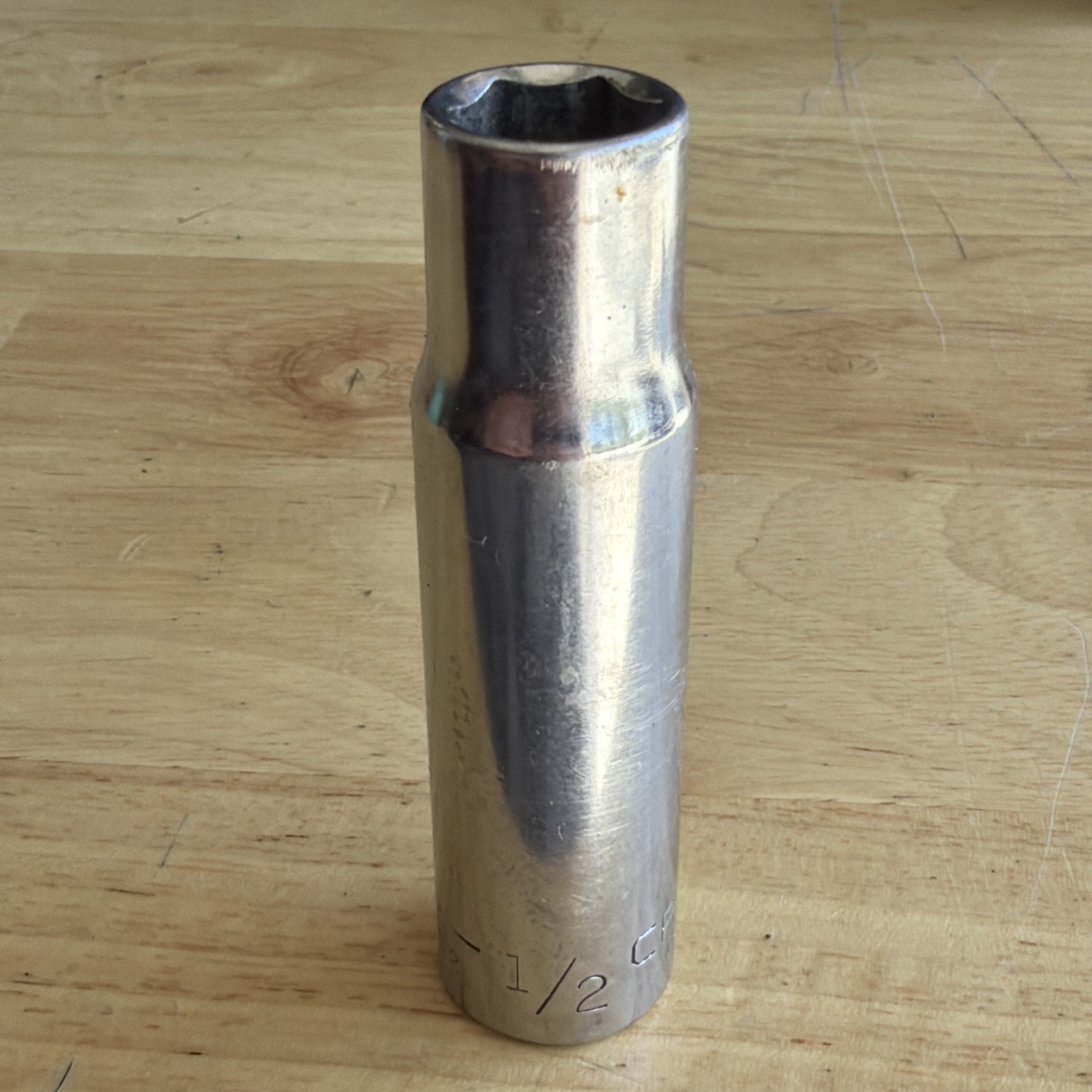 Craftsman 1/2″ Deep Socket 1/2″ Drive 6 Point G Series 47582 Made in USA