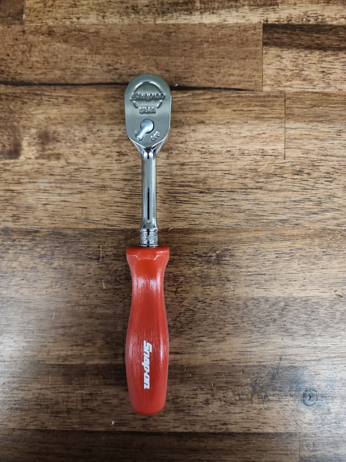 *New* Snap On 1/4″ THLD72 Classic Red Hard Handle Ratchet – FREE PRIORITY SHIP