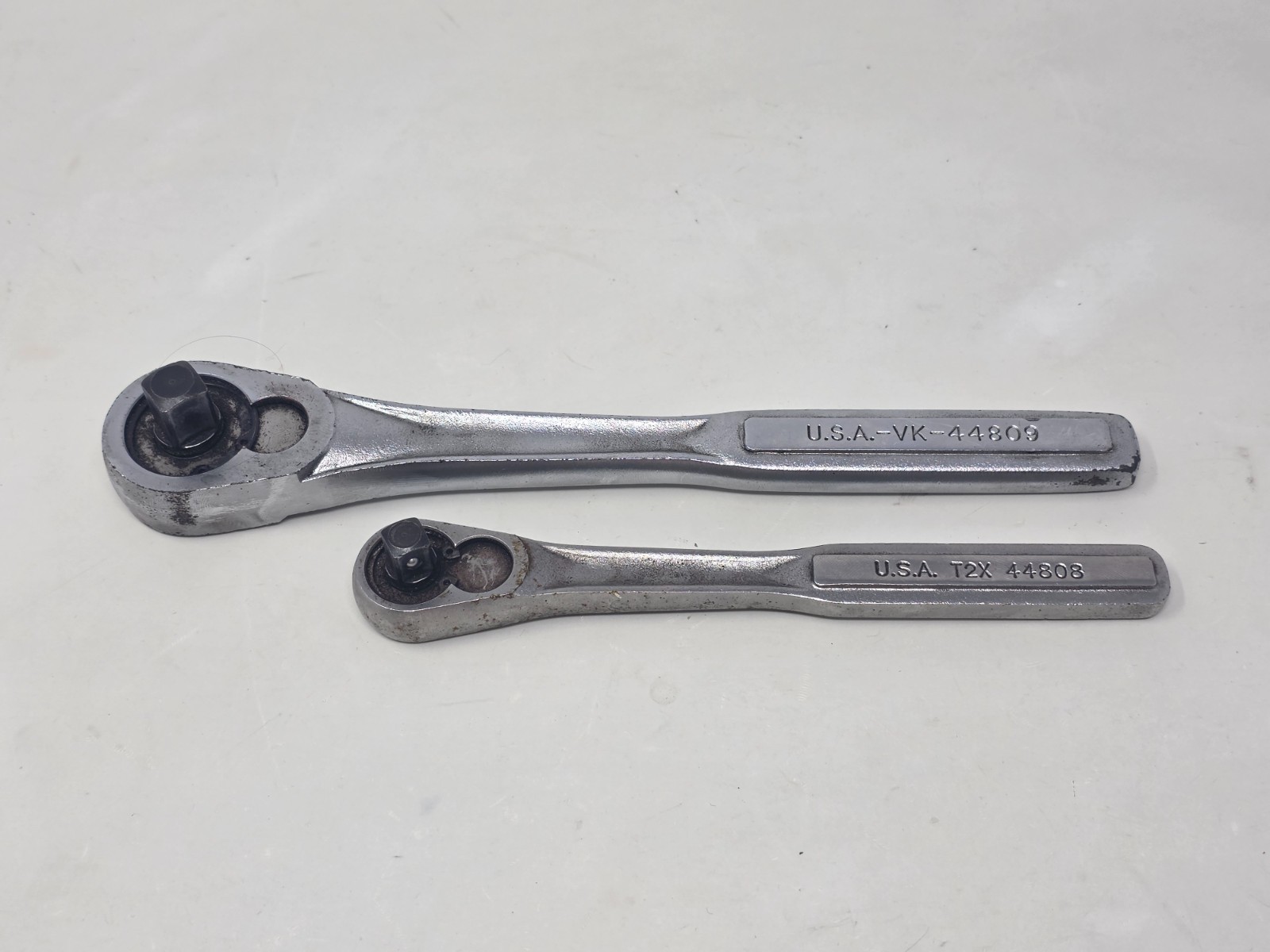 Craftsman Tools Made In USA 3/8” And 1/2” Drive Ratchets 44808 & 44809