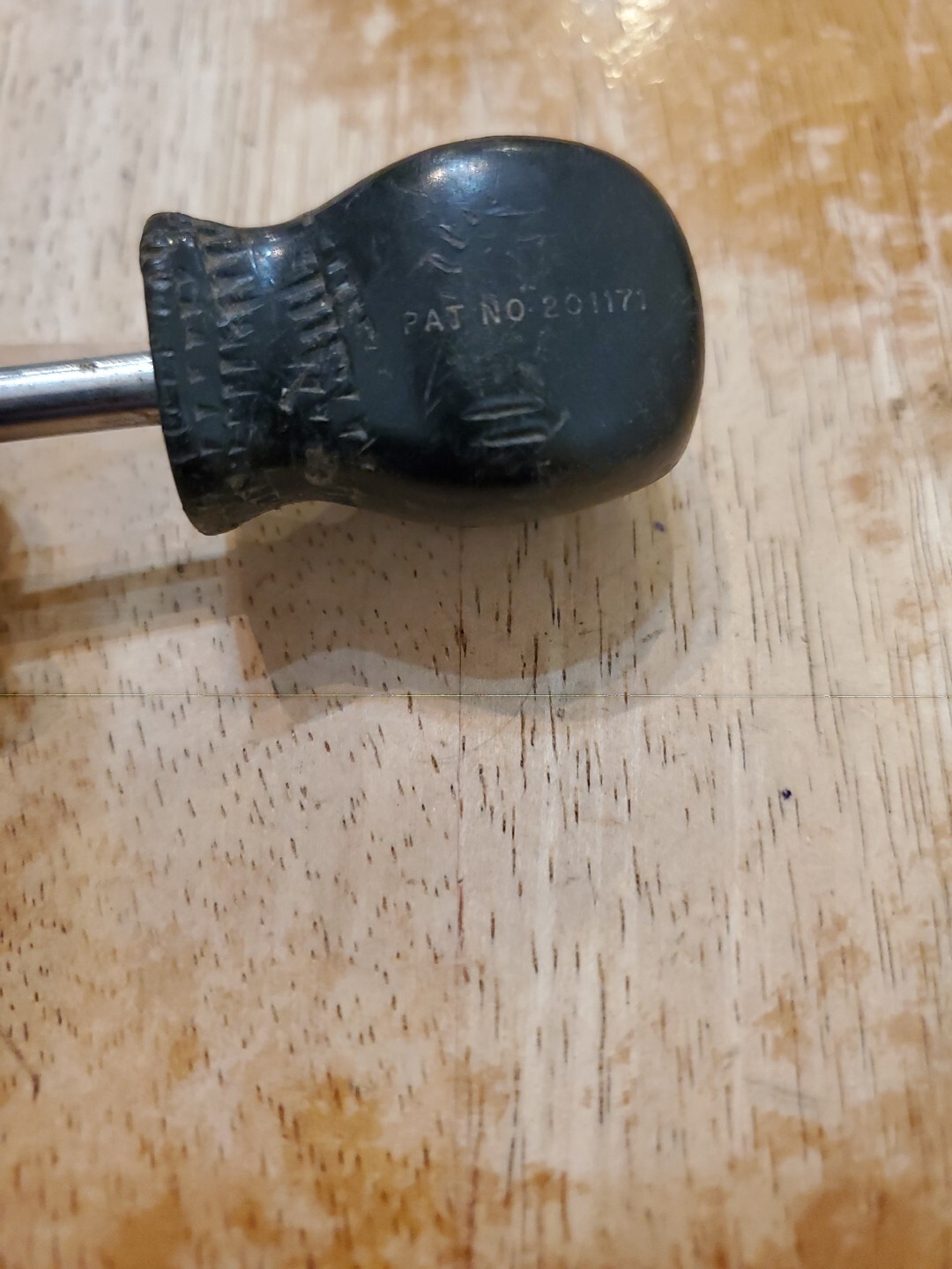 Snap On #2 Phillips Flat Head Stubby Screwdrivers Black Hard Handles Lot Of 2