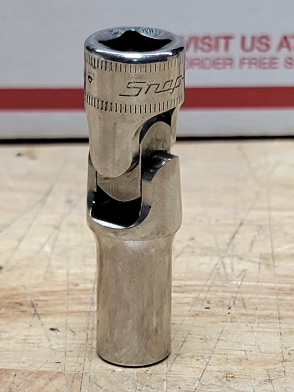 Snap-on 3/8″ Drive 10mm Deep Universal 6pt Socket SFSUM10 USA