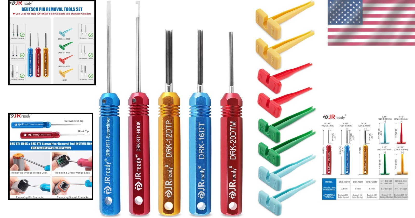 Connector Terminal Removal Tool Kit – 13PCS