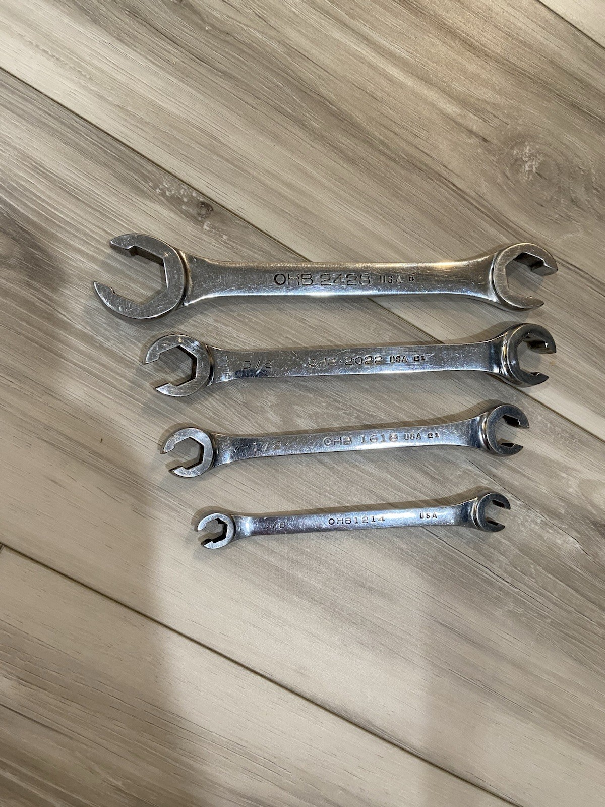 Mac Tools 4 Piece Flare Nut Wrench Set