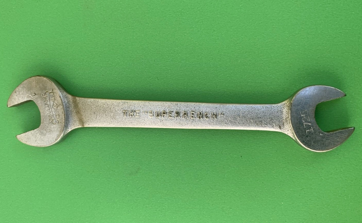 Williams Tools SUPERRENCH USA Open End Wrench SAE Sizes 1/2″ x 7/16″ Model 1725