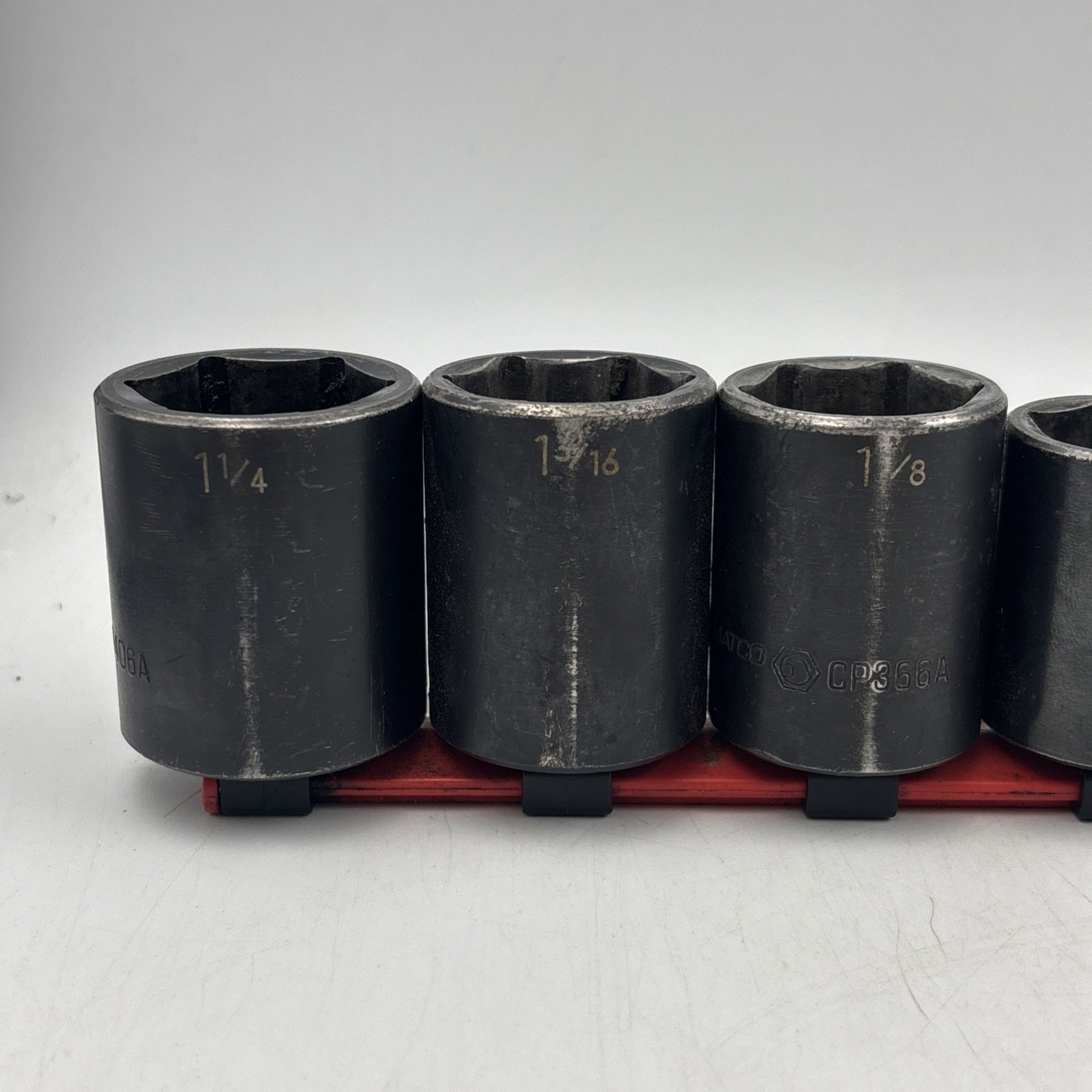 MATCO 14 PC 1/2″ DRIVE SAE 6-POINT Standard Depth Impact Sockets 1/2″-1-1/4″