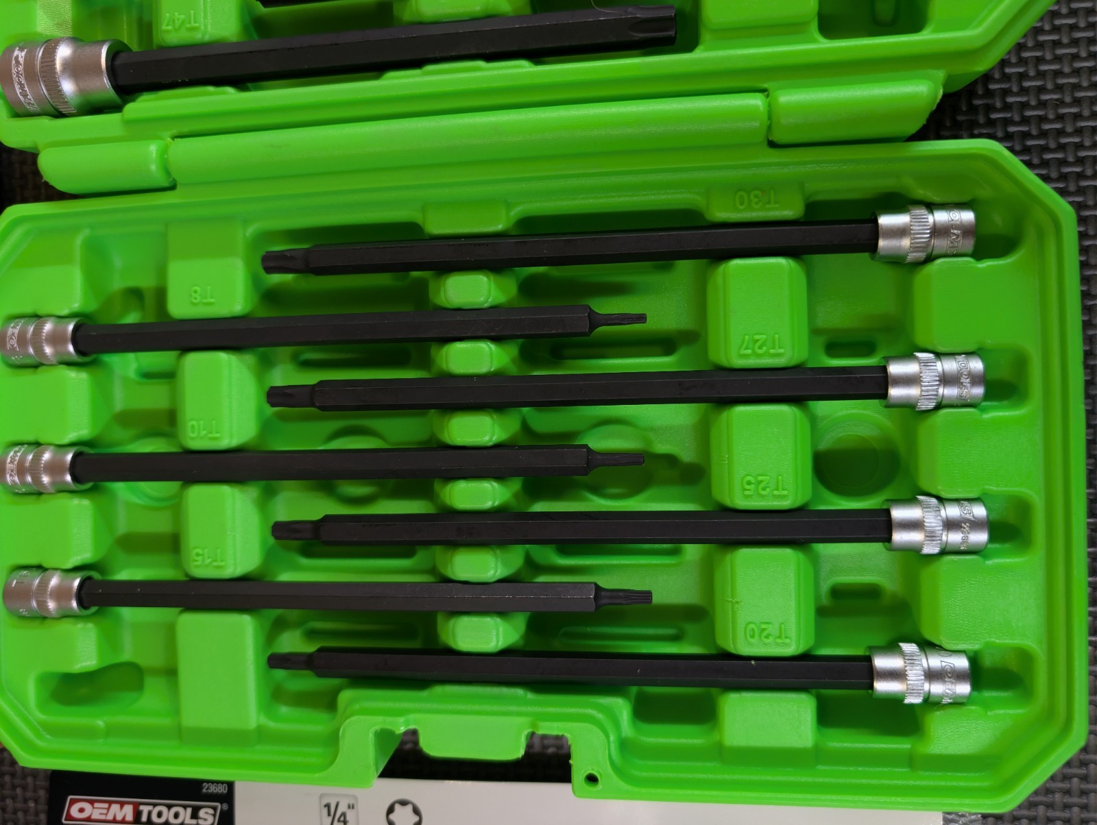 OEMTOOLS 23680 Extra Long Star Bit Socket Set