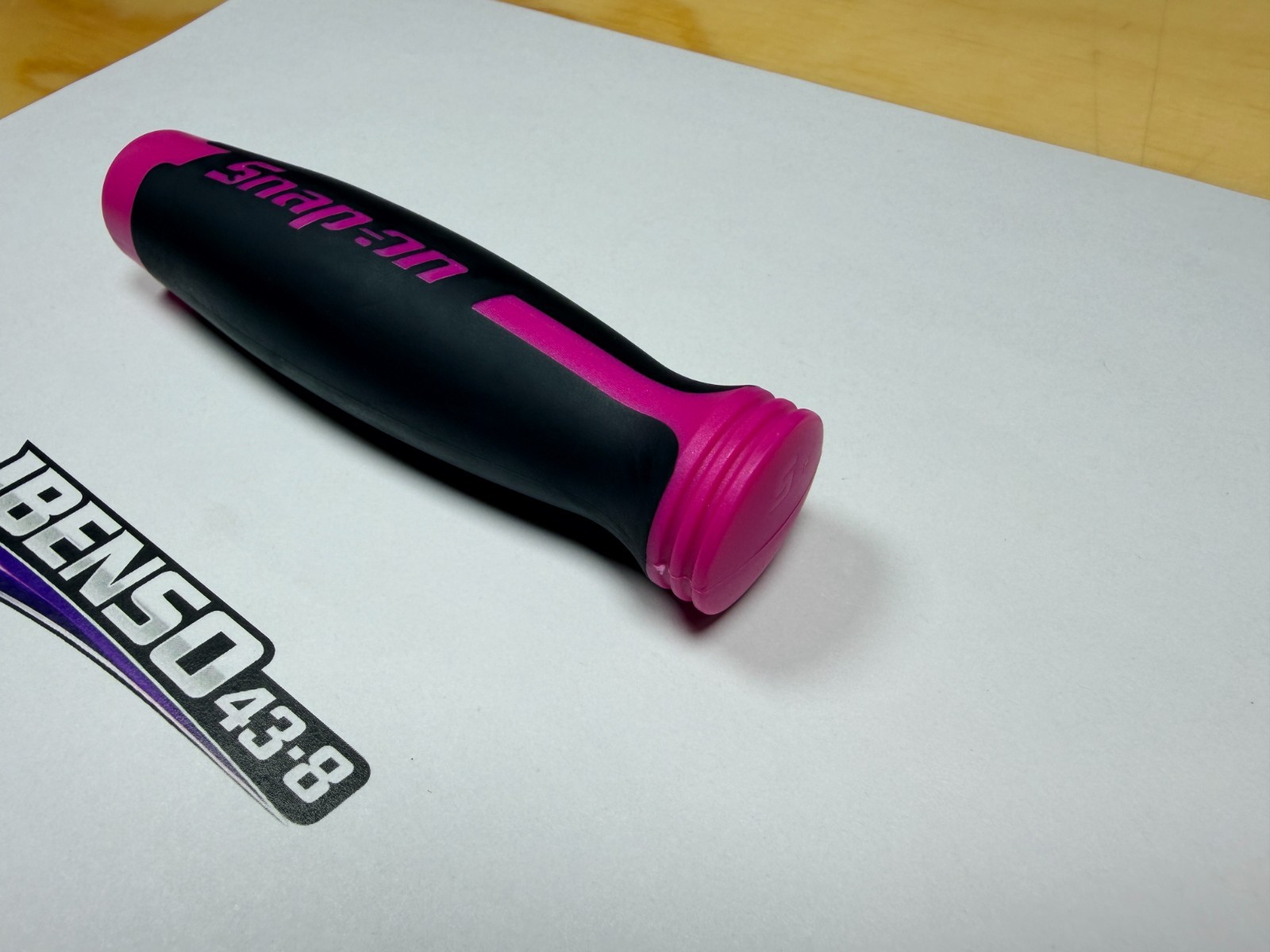 Snap-on Tools USA NEW RARE PINK CYNERGY 3/8″ Drive Replacement Ratchet Soft Grip