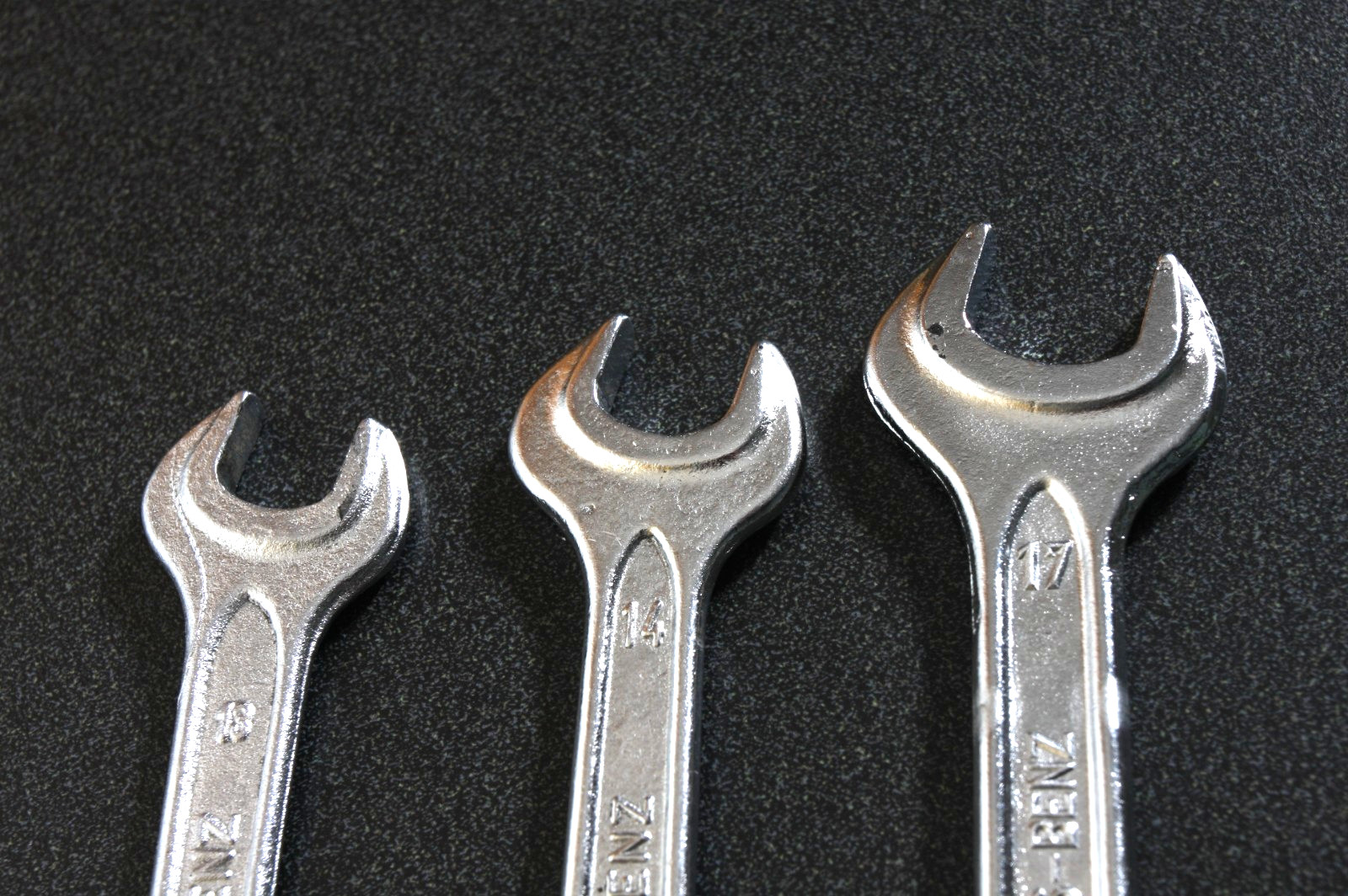 Mercedes-Benz Metric Wrench Set Matador Heyco Open-End 19mm 17mm 14mm 13mm 11mm