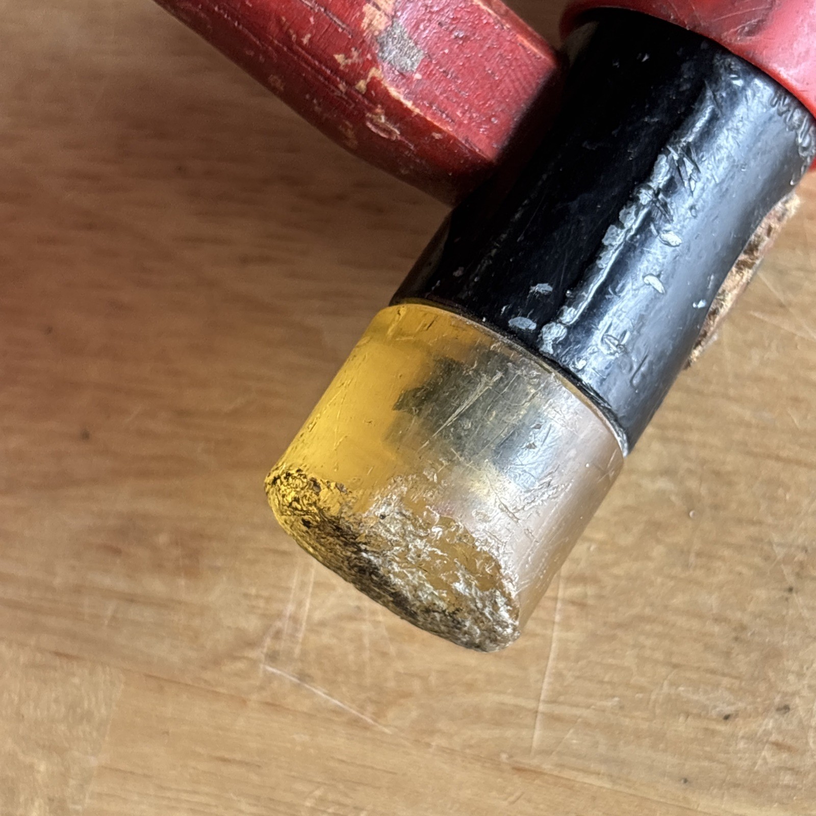 Stanley Soft Face Dead Blow Hammer Mallet Replaceable Faces No. 593 Vtg USA