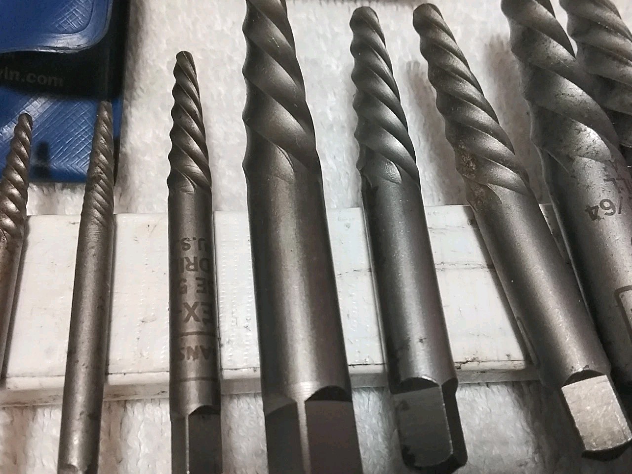 10pc IRWIN/ HANSON #2#3#4#5 SCREW EXTRACTOR ASSORTED SIZES USA 🇺🇸
