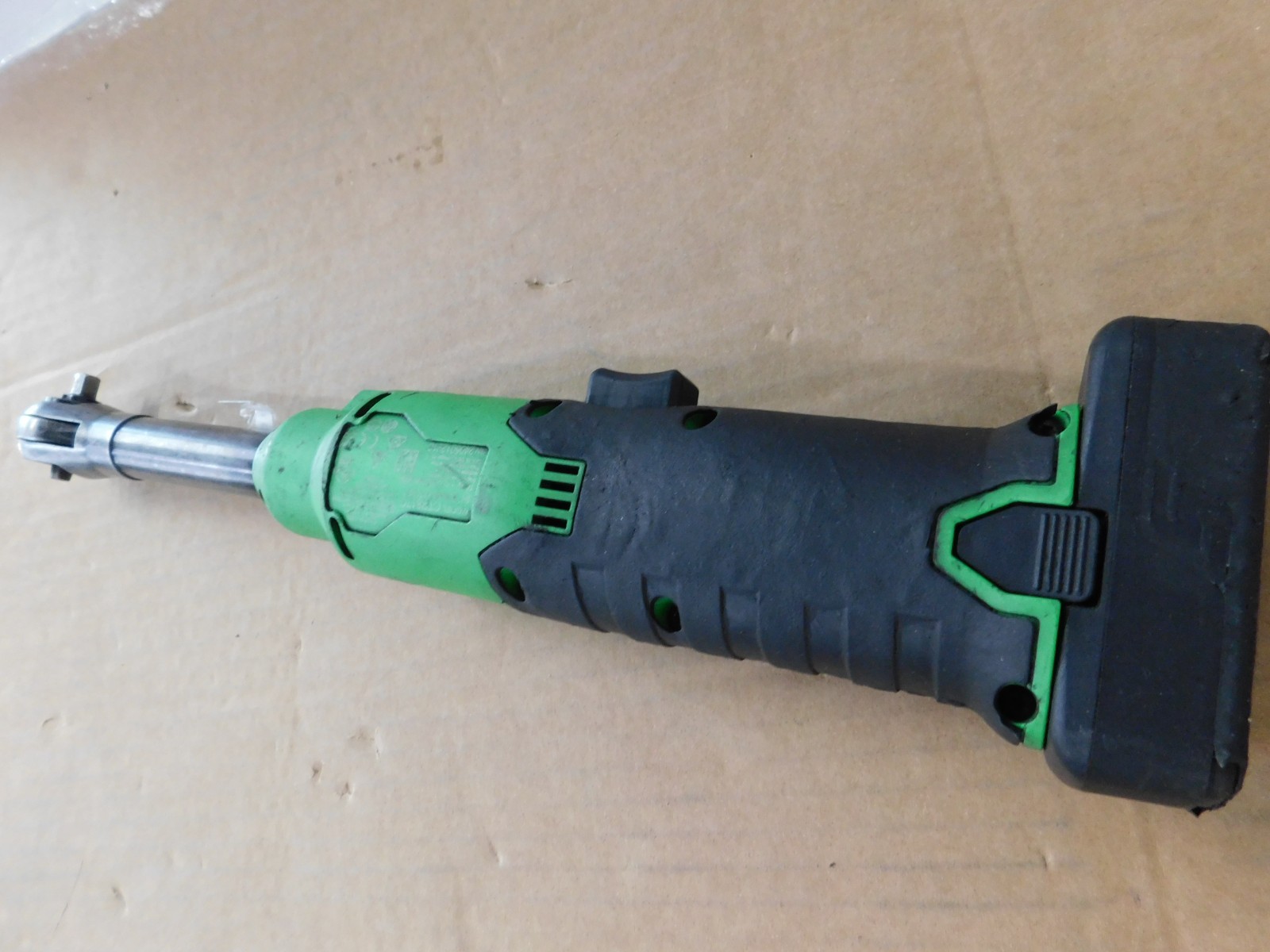 Snapon Ratchet Cordless Long Neck 1/4″ 14.4V WITH BATTERY CTR817G *NICE*