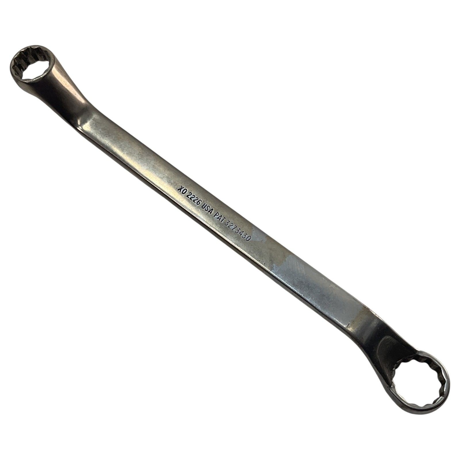 Snap-on Offset Double Box End Wrench XO2226 11/16″ x 13/16″ 12-Point As Pictured