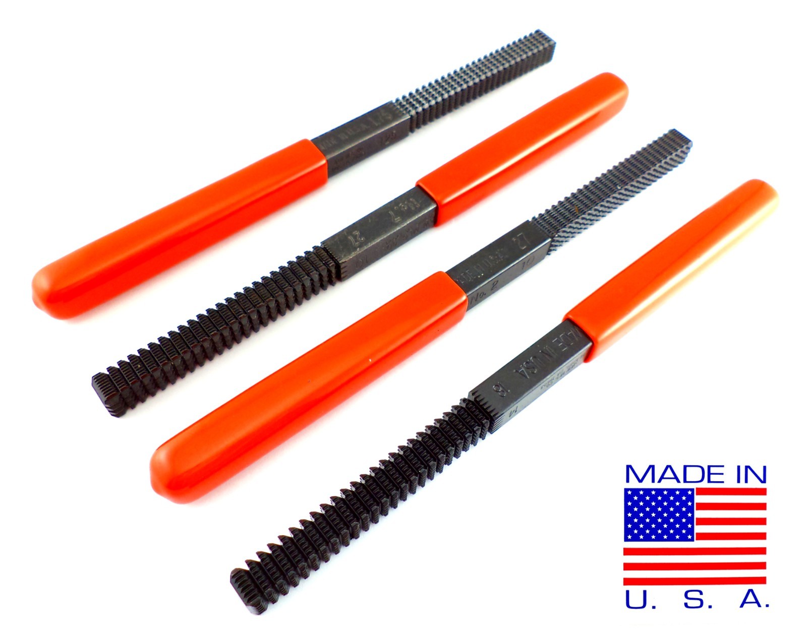 Jawco 4pc #158 Rethreading File Set Thread Restore Made in USA