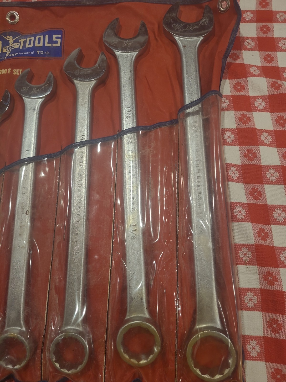 PROTO PROFESSIONAL 10-Piece 12-Point SAE Combination Wrench Set 5/8 to 1-1/4″