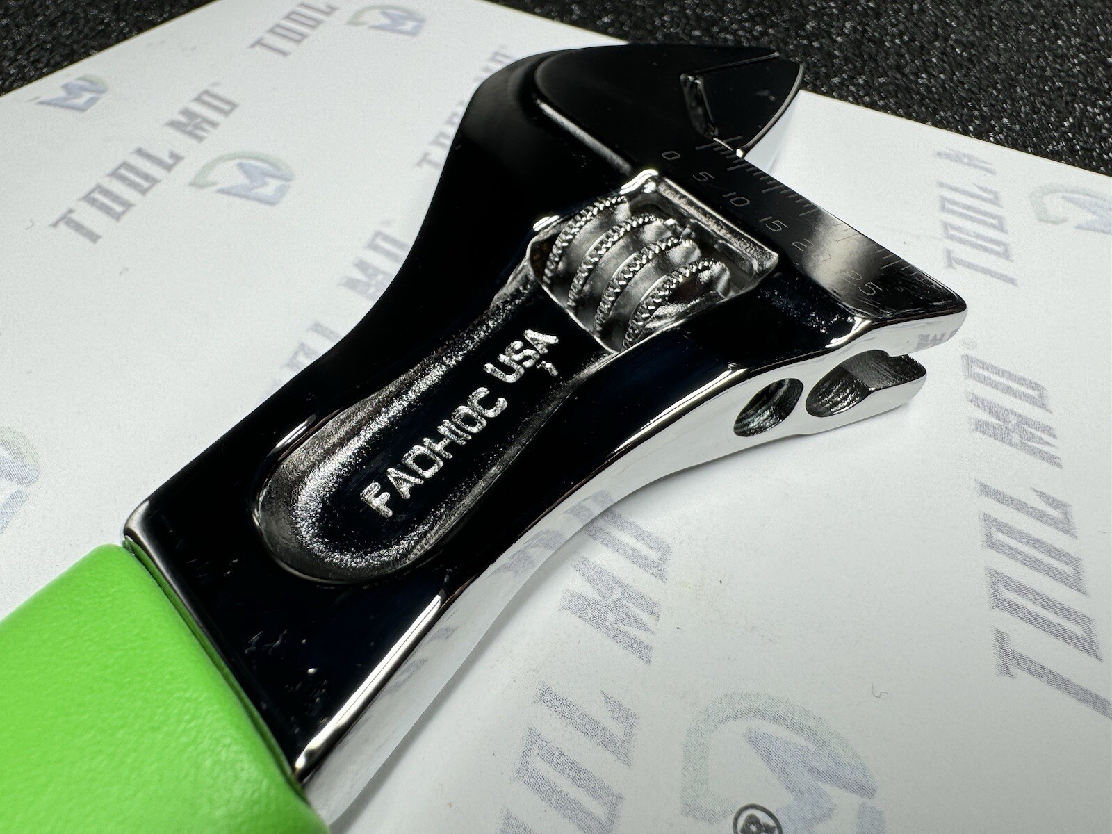 Snap-on Tools USA NEW GREEN 10″ Flank Drive PLUS Adjustable Wrench FADH10C