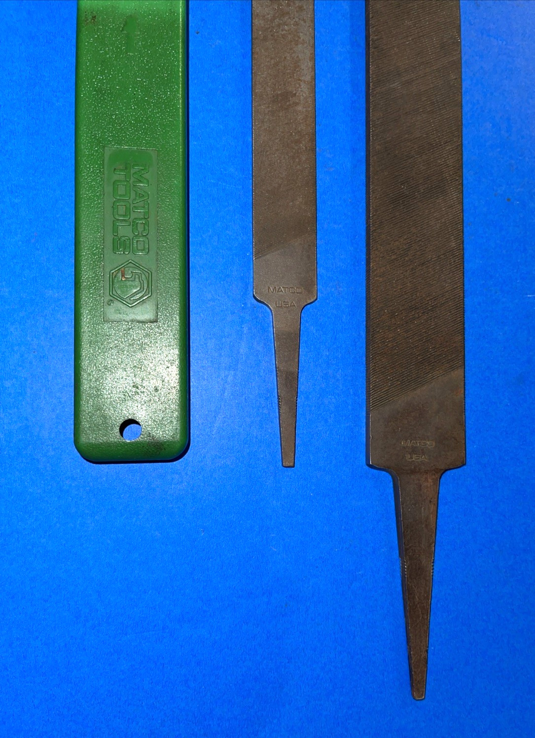 MATCO TOOLS 5 PIECE ASSORTED FILES 5 INCHES TO 19 INCHES LONG