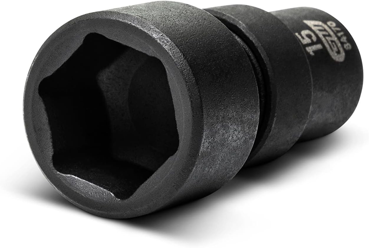 GEARWRENCH 84905 – 12 Piece 1/4″ Drive 6 Pt Standard Universal Impact Metric Set