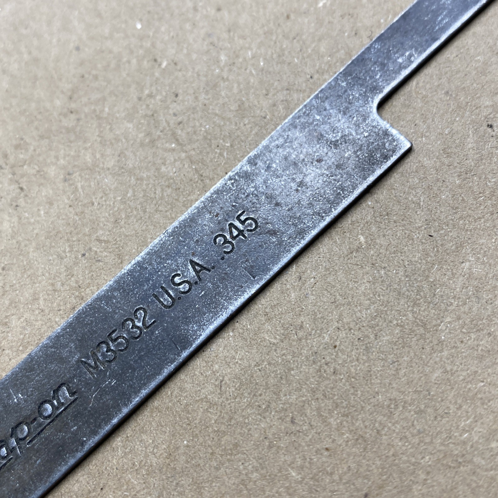 SNAP ON M3532 INJECTOR RACK GAUGE .345 GAUGE SPECIALTY TOOL