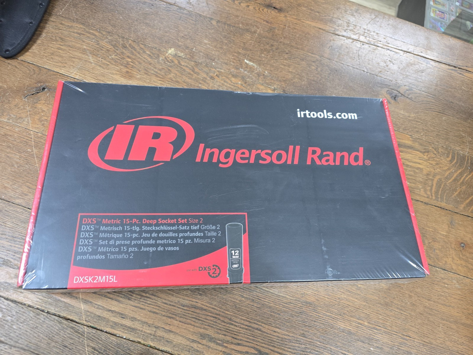 🛠️ Ingersoll Rand DXSK2M15L DXS2 Drive Hex Deep Metric Impact Socket Set 15 Pc
