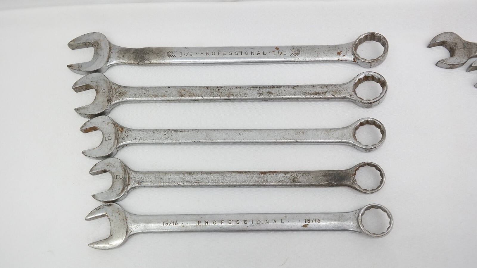 Proto SAE Combination Wrench Lot 1 1/8 – 5/16 Mixed Lot of 12 Pieces TF