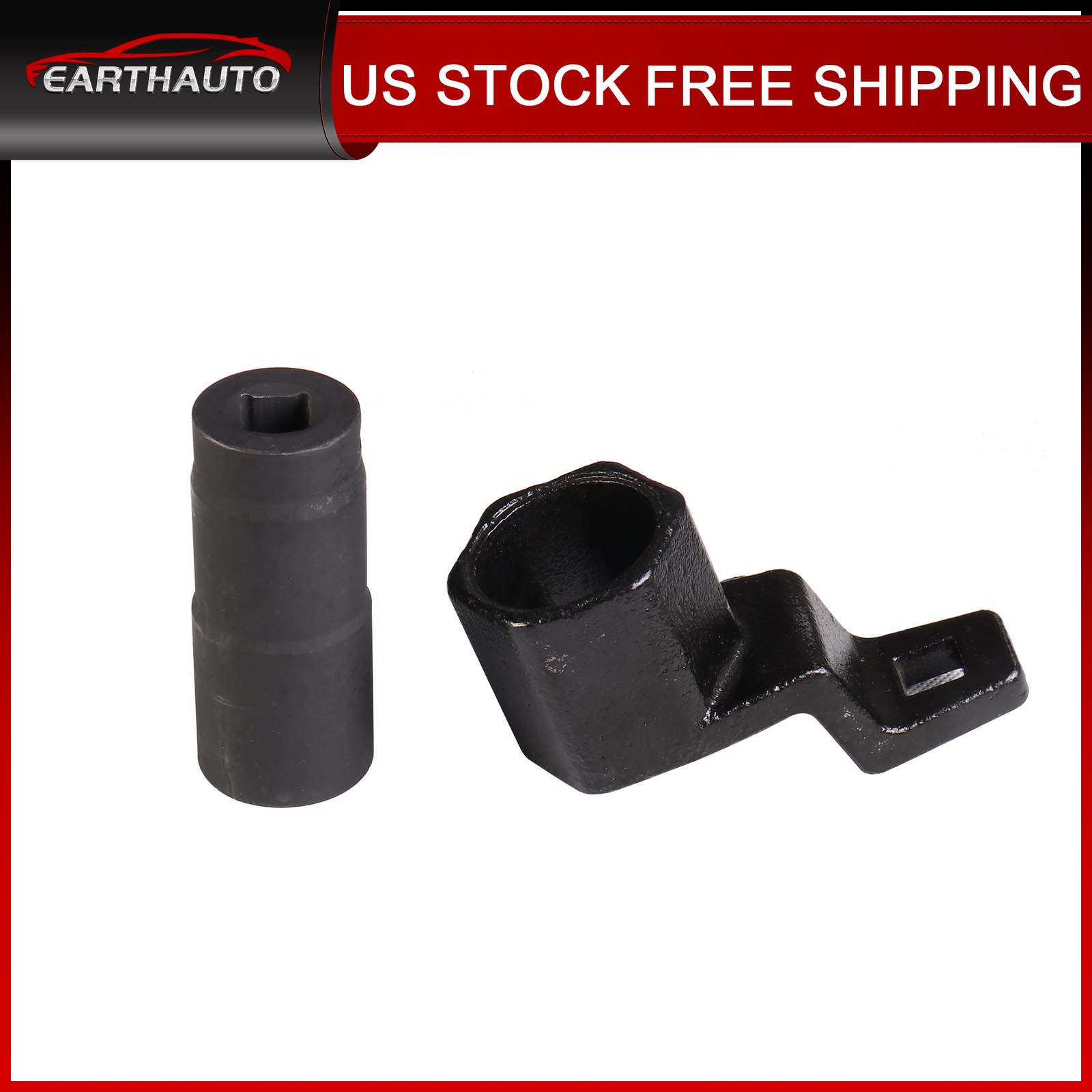 2X50mm Crankshaft Crank Pulley Holder Removal Tool+19mm Harmonic Balancer Socket