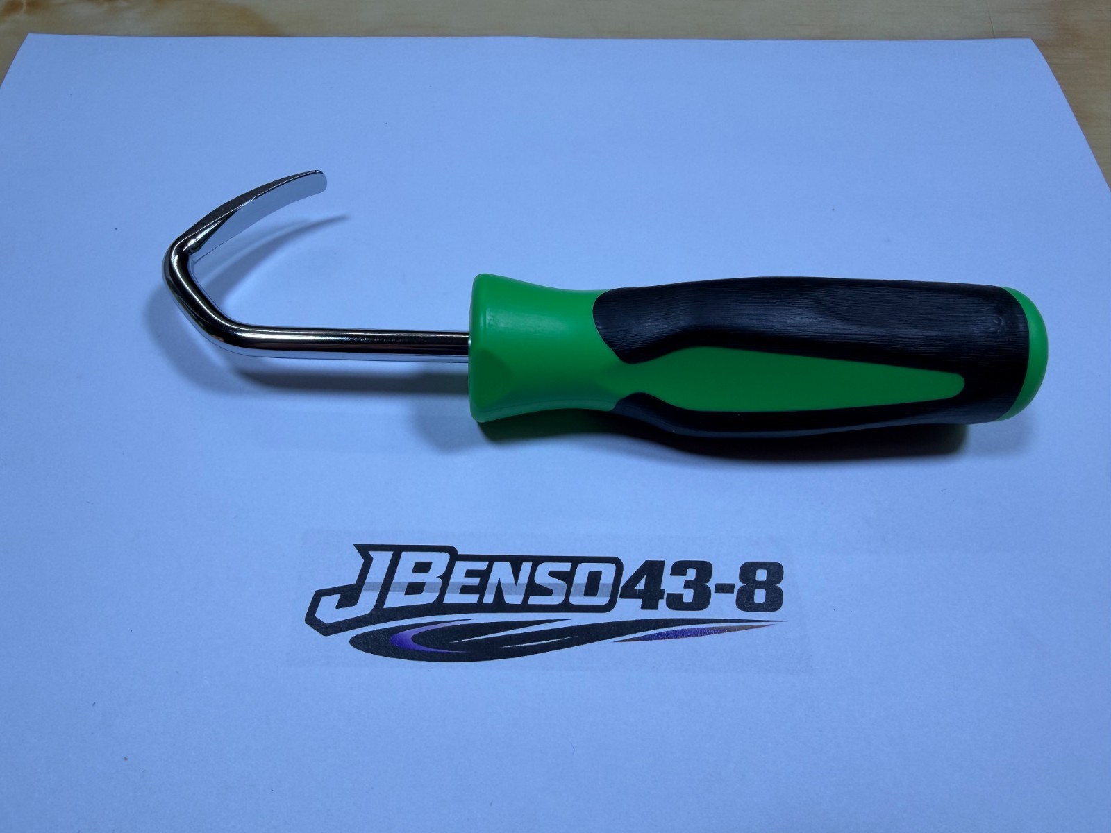 Snap-on Tools USA NEW GREEN Soft Grip Hook Short Radiator Pick SGAS1713BG