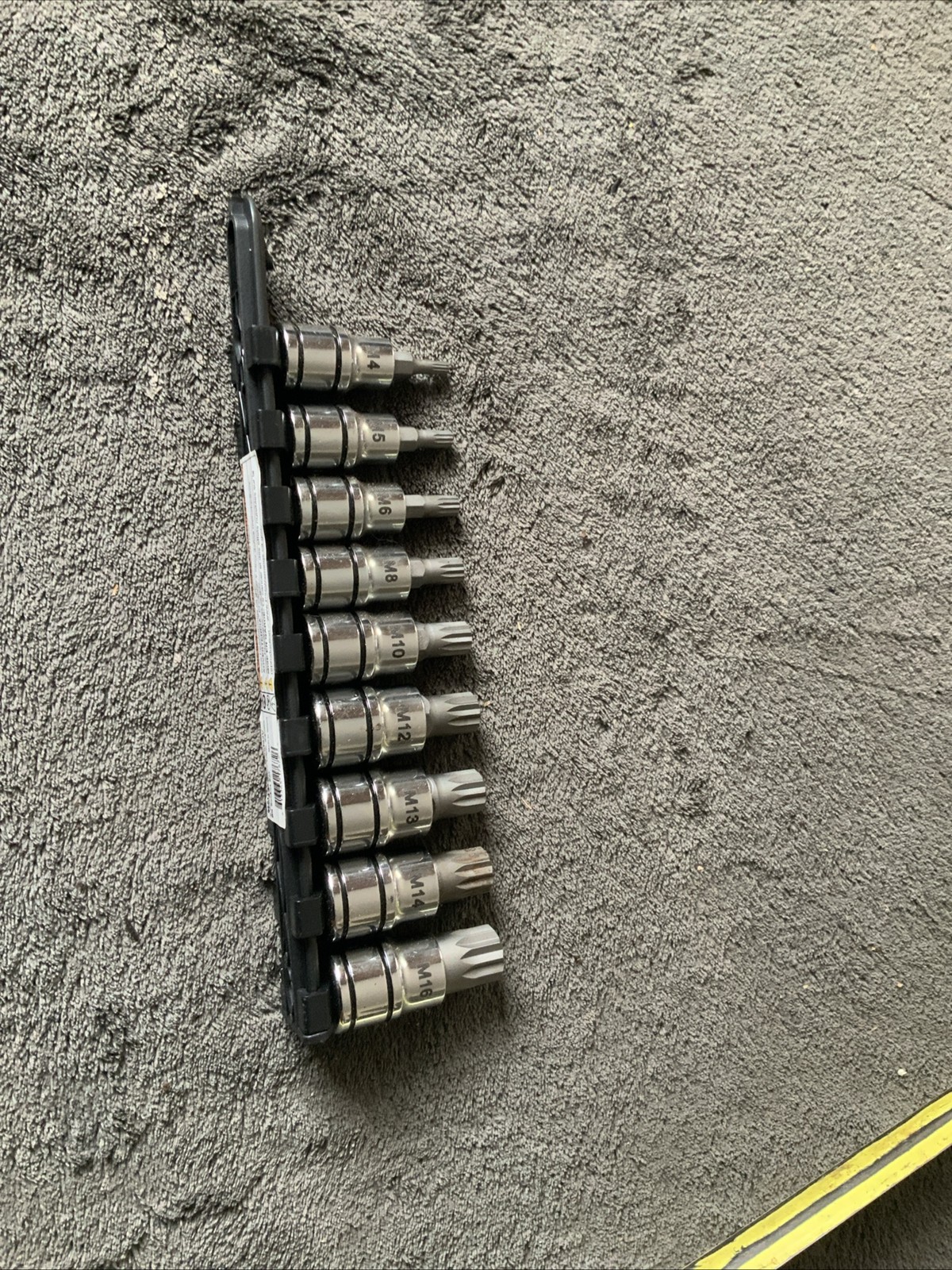 Marco Tools 9pc 3/8” Drive Triple Square Bit Socket Set, Adv….sqm92v