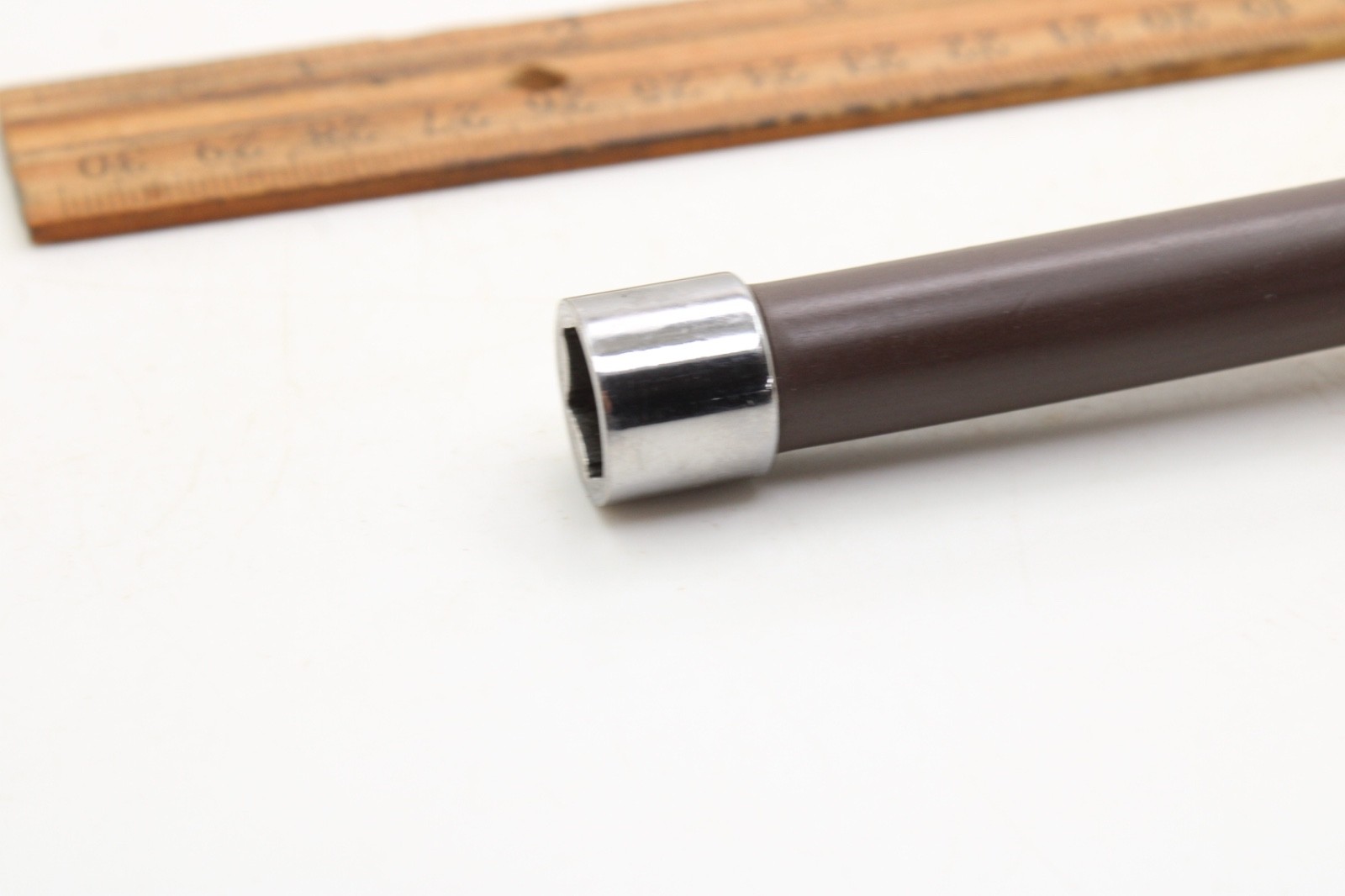 Snap-on ND 114 7/16″ 3″ Shank Brown Insulated Amber Handle Nut Driver USA